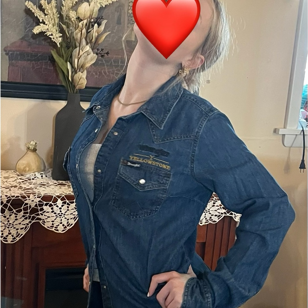 Women's Blue Denim Shirt